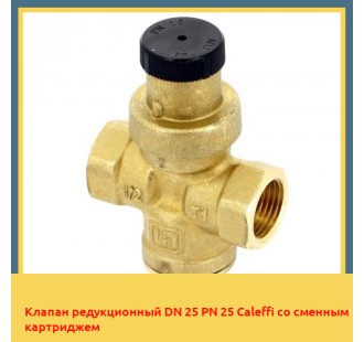 Клапан редукционный DN 25 PN 25 Caleffi со сменным картриджем