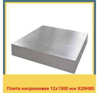 Плита нихромовая 12х1500 мм Х20Н80 в Ташкенте