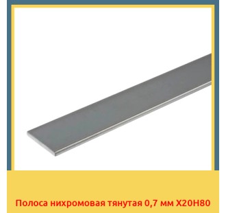 Полоса нихромовая тянутая 0,7 мм Х20Н80 в Ташкенте
