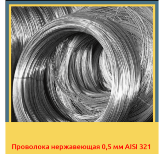 Проволока нержавеющая 0,5 мм AISI 321 в Ташкенте