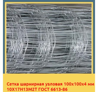 Сетка шарнирная узловая 100х100х4 мм 10Х17Н13М2Т ГОСТ 6613-86 в Ташкенте