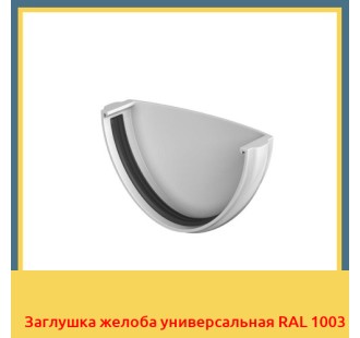 Заглушка желоба универсальная RAL 1003 в Ташкенте